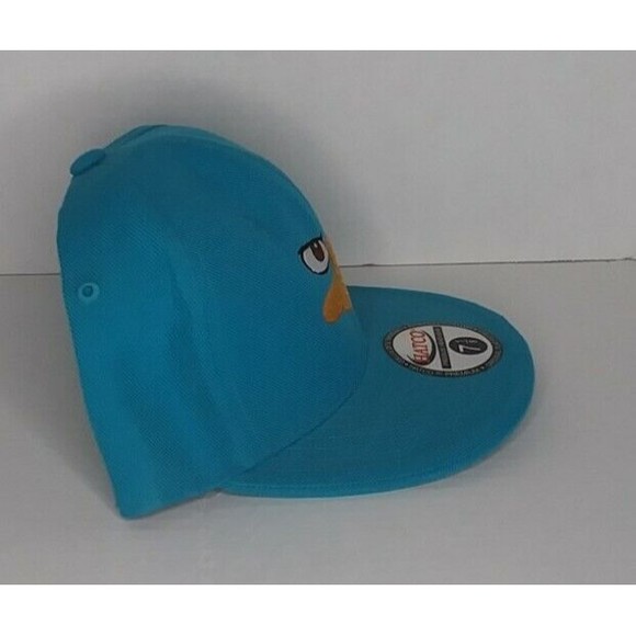 Disney Phineas and Ferb Perry the Platypus Snap Back Kids Baseball Hat Cap 7 1/8 - Picture 2 of 4